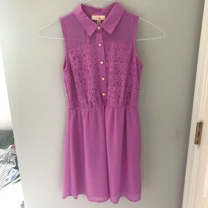 NEW GB GIRLS Purple Dress